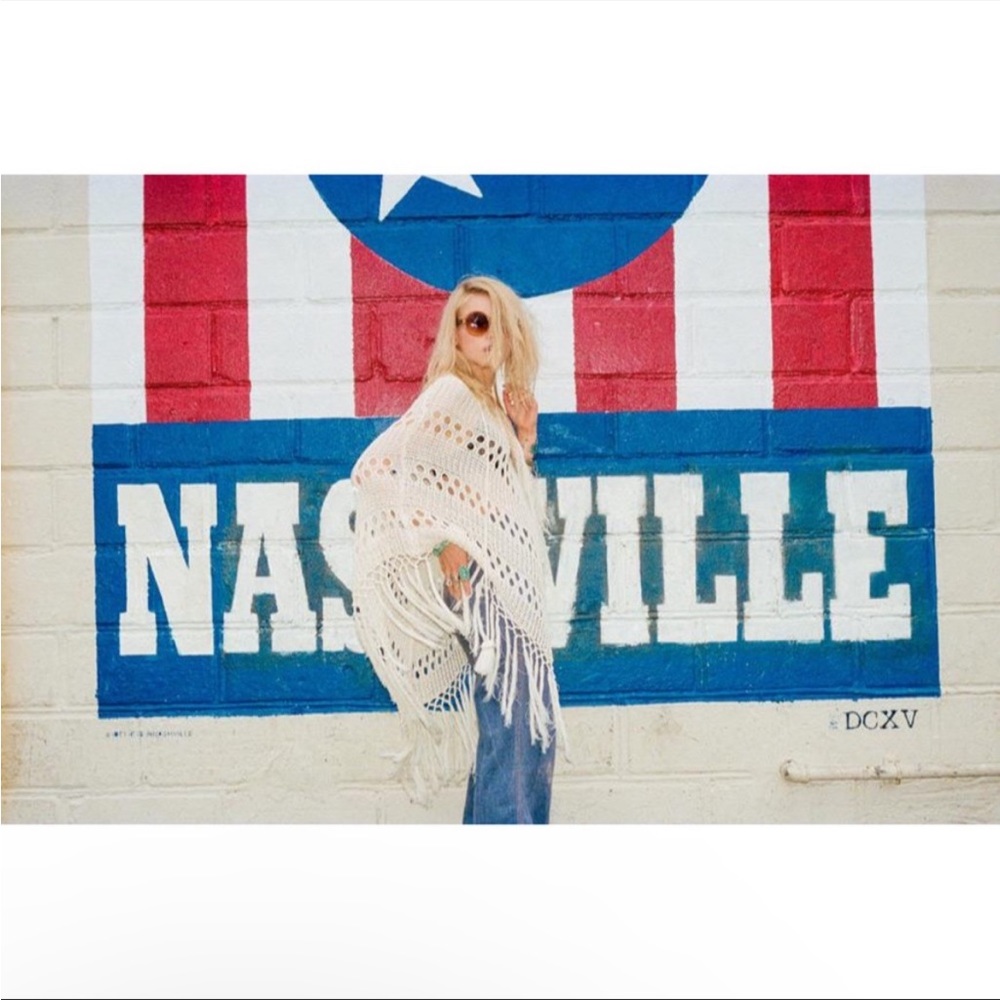 Spell & Gypsy Collective Route 66 Crochet Poncho